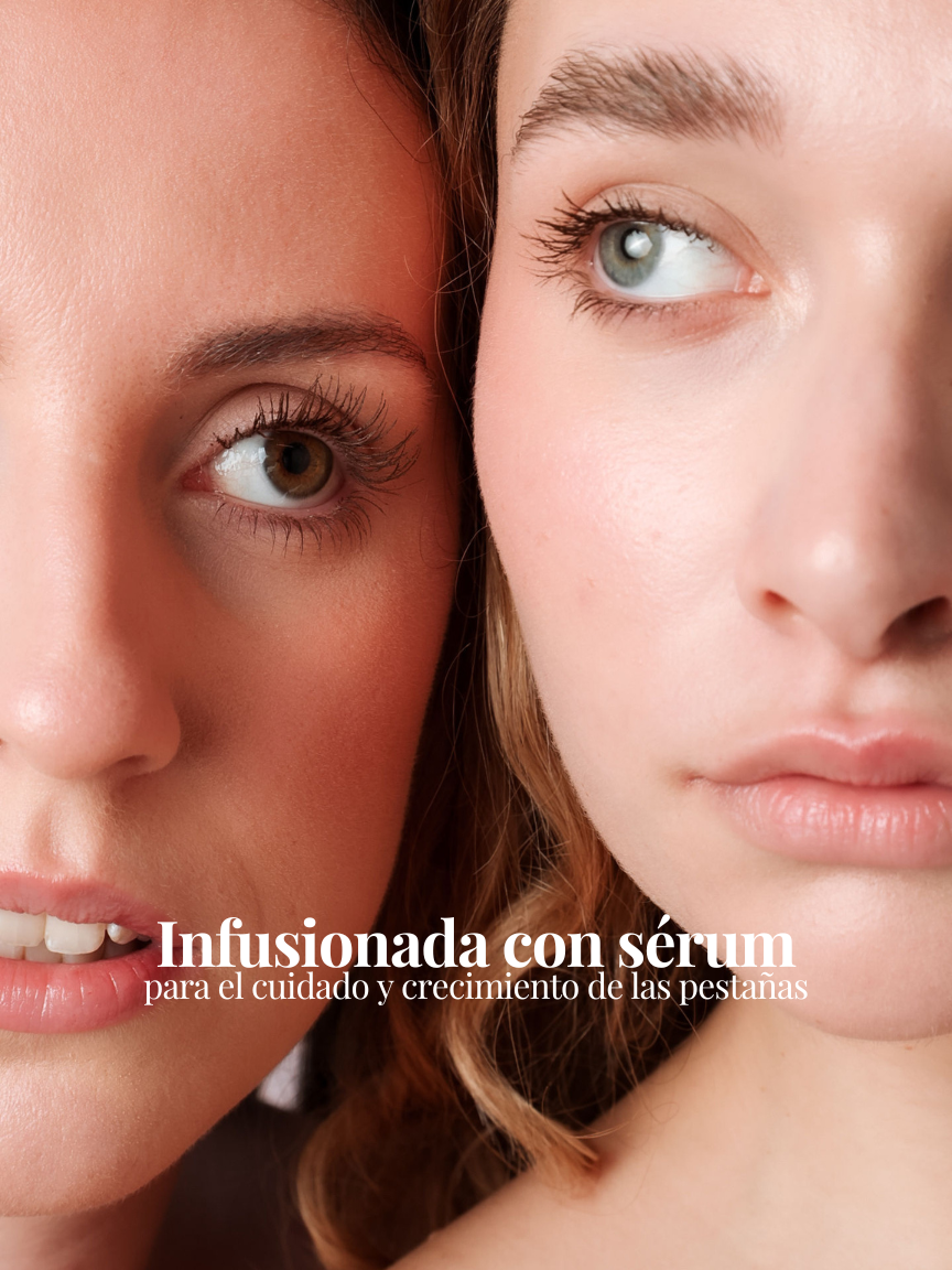 MÁSCARA DE PESTAÑAS TUBING MARRÓN INFUSIONADA CON SÉRUM